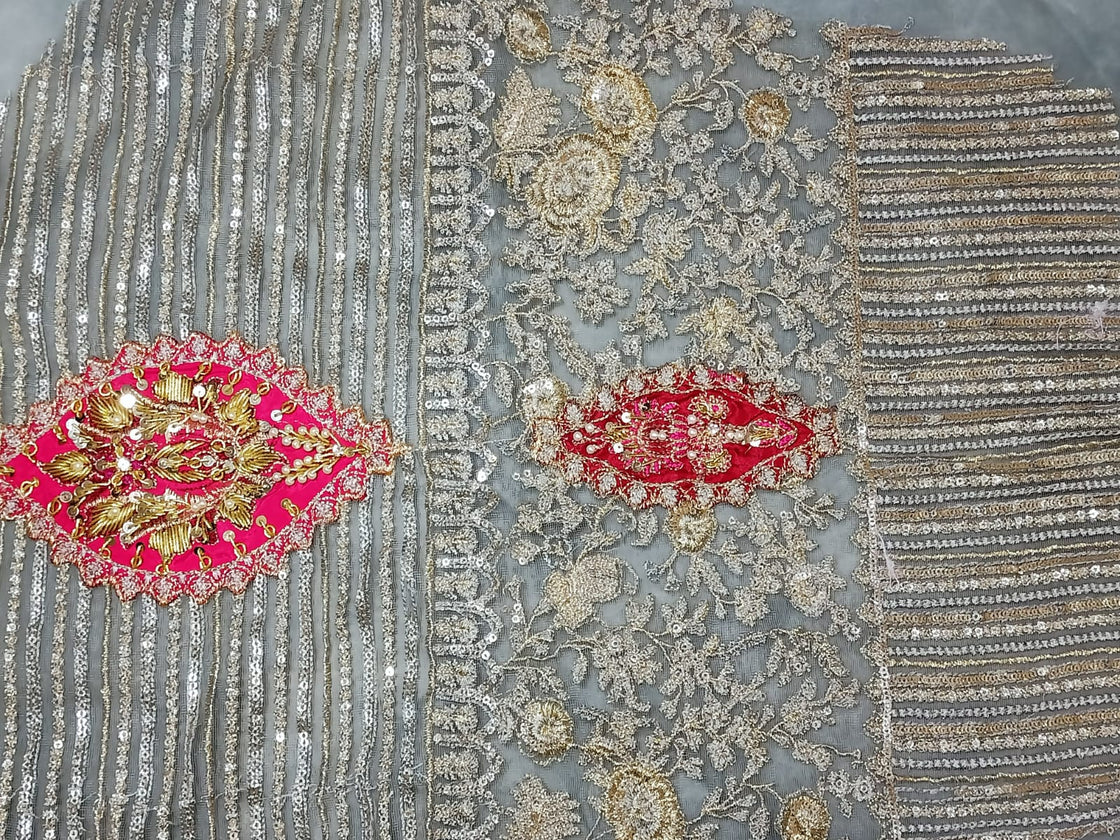 Zahra Rubab Bridal Fancy ( Sleeves ) with Hand work